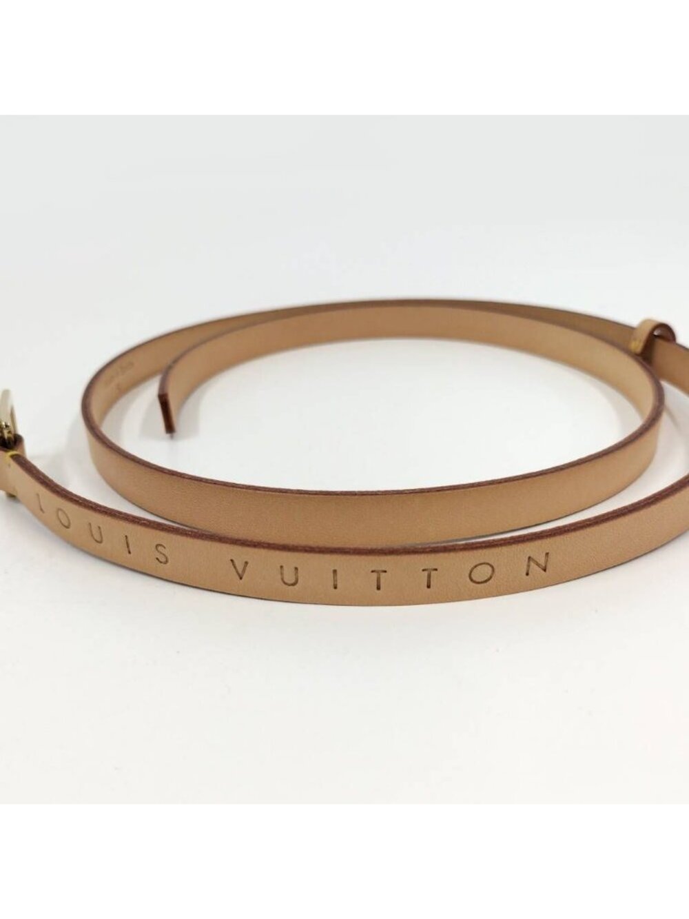 Louis Vuitton Ceinture Belt S Leather Beige - Picture 4 of 8